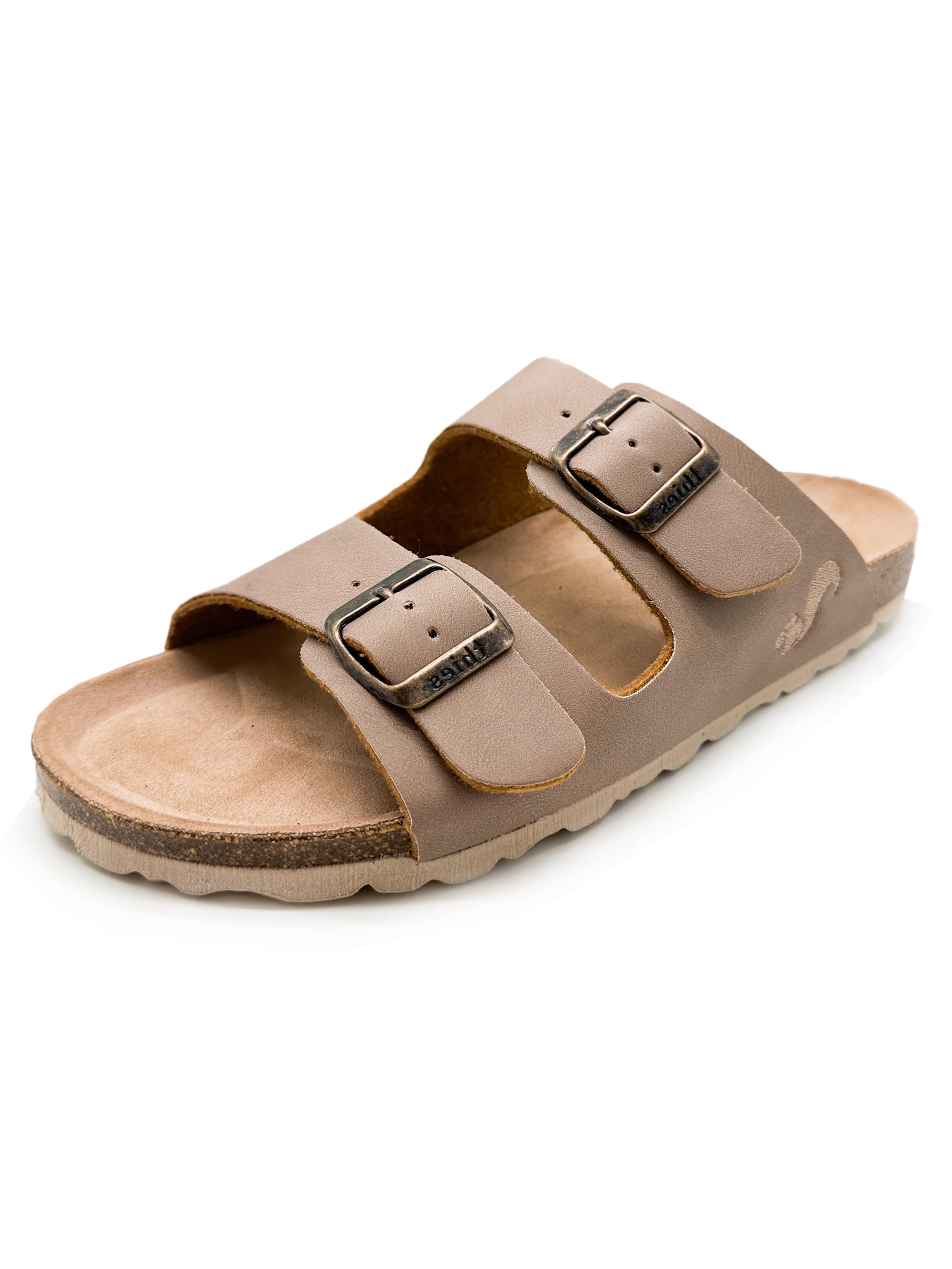 thies Mules 'thies 1856 ® Eco Bio Sandal' in Beige: front