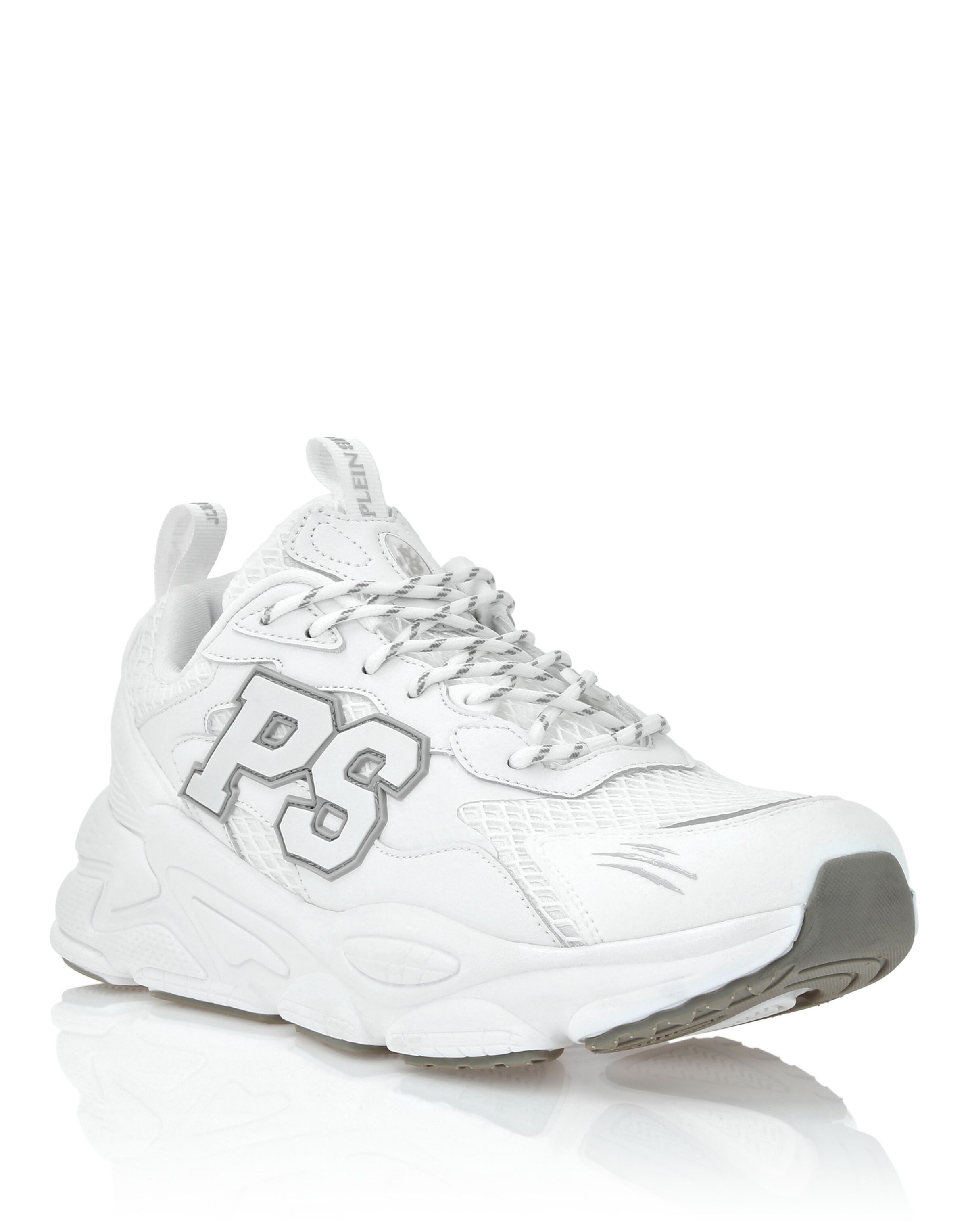 Plein Sport - Zapatillas deportivas bajas 'Tiger' en blanco