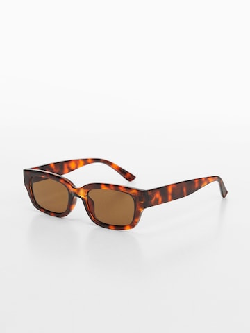 MANGO Sunglasses 'MAGALI' in Brown: front