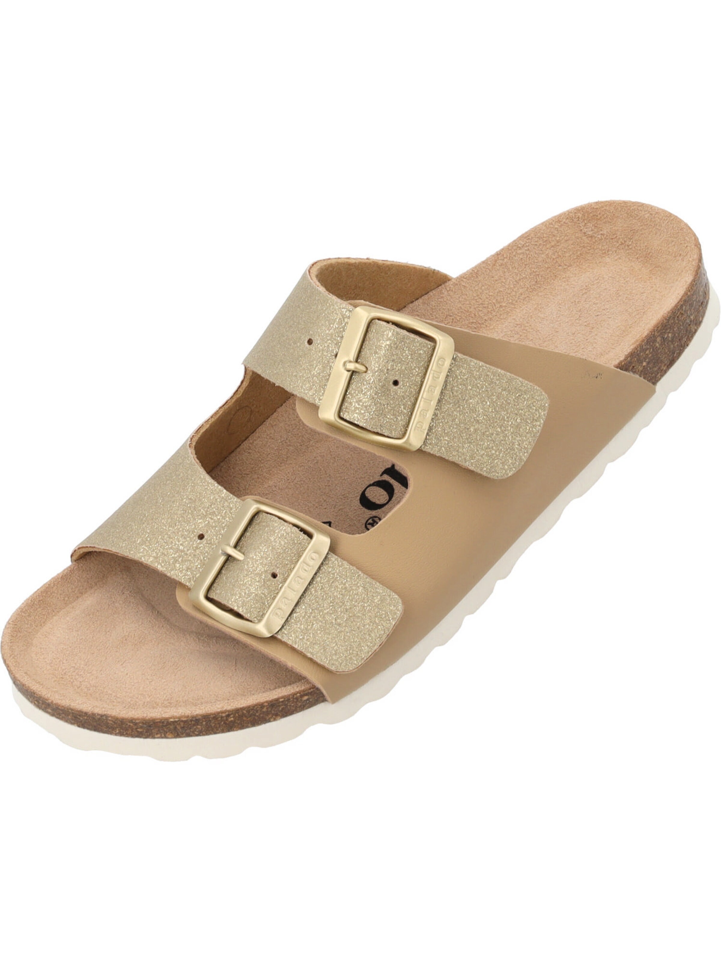 Palado Sandals 'Palado Korfu Duo' in Gold: front