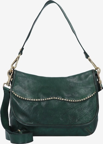Campomaggi Shoulder Bag in Green: front