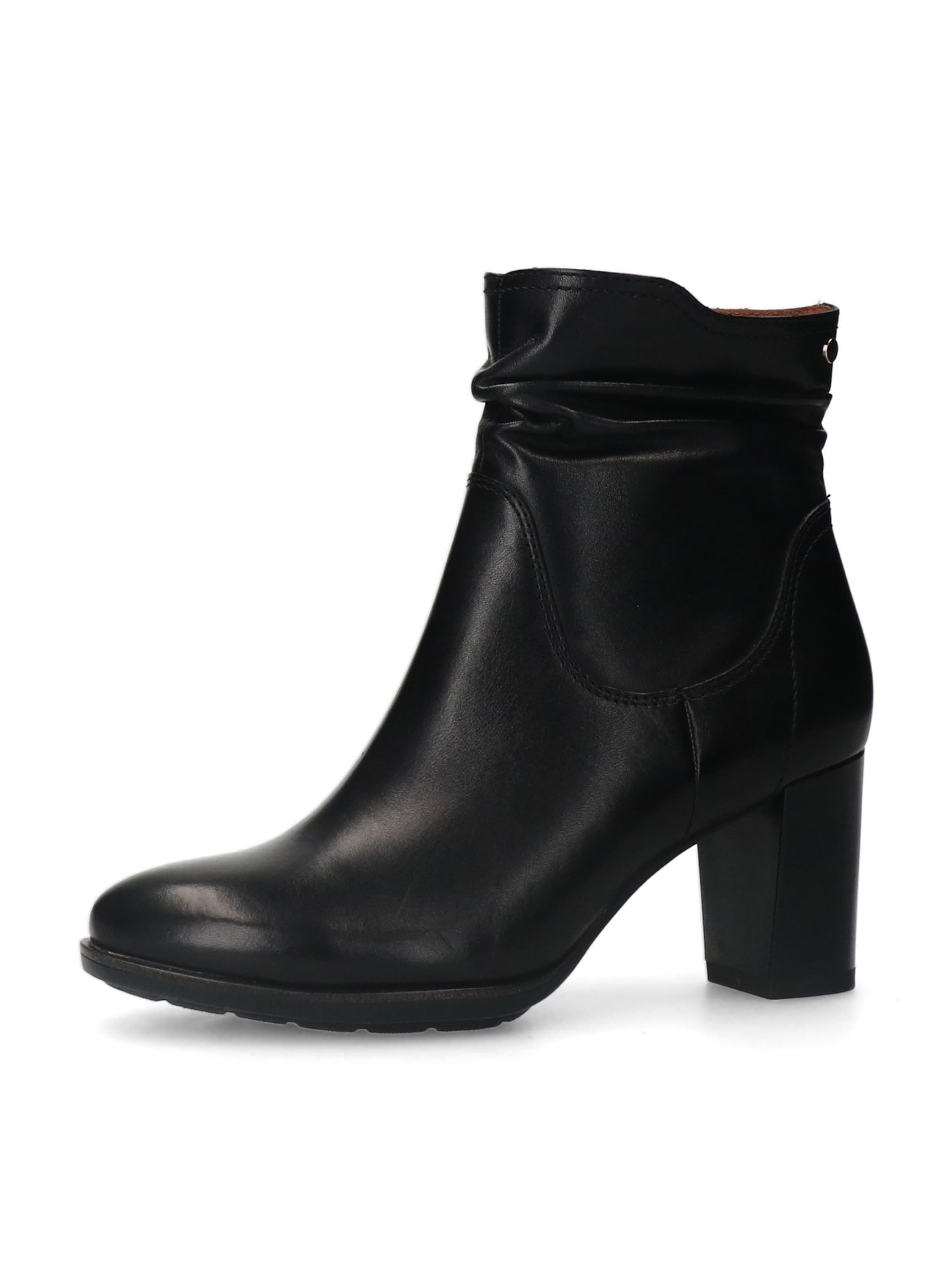 MANFIELD Stiefelette in Schwarz: Vorderseite