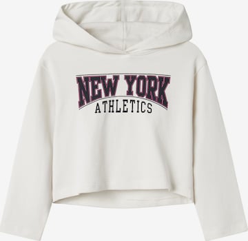 NAME IT Sweatshirt 'NKFViala' in White: front