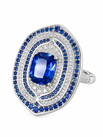 Anello 'Royal' di LanLivia in blu: frontale