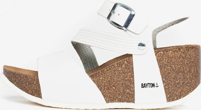 Bayton Sandali s paščki | bela barva, Prikaz izdelka