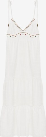 Pull&Bear Letní šaty – bílá: přední strana