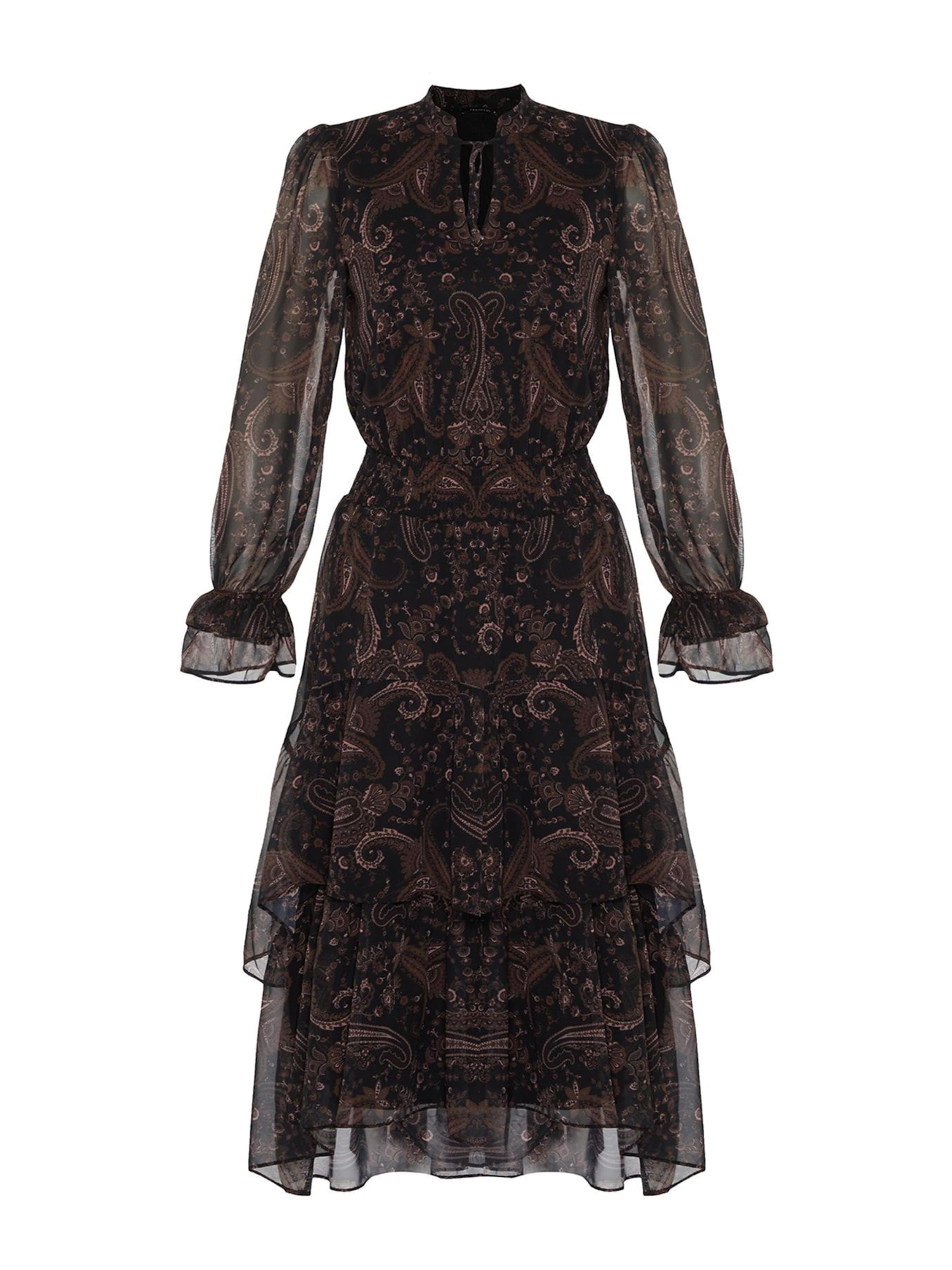 Trendyol - Vestido en marrón: frente