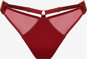 Bordelle Slip 'Signature' in Rot: Vorderseite