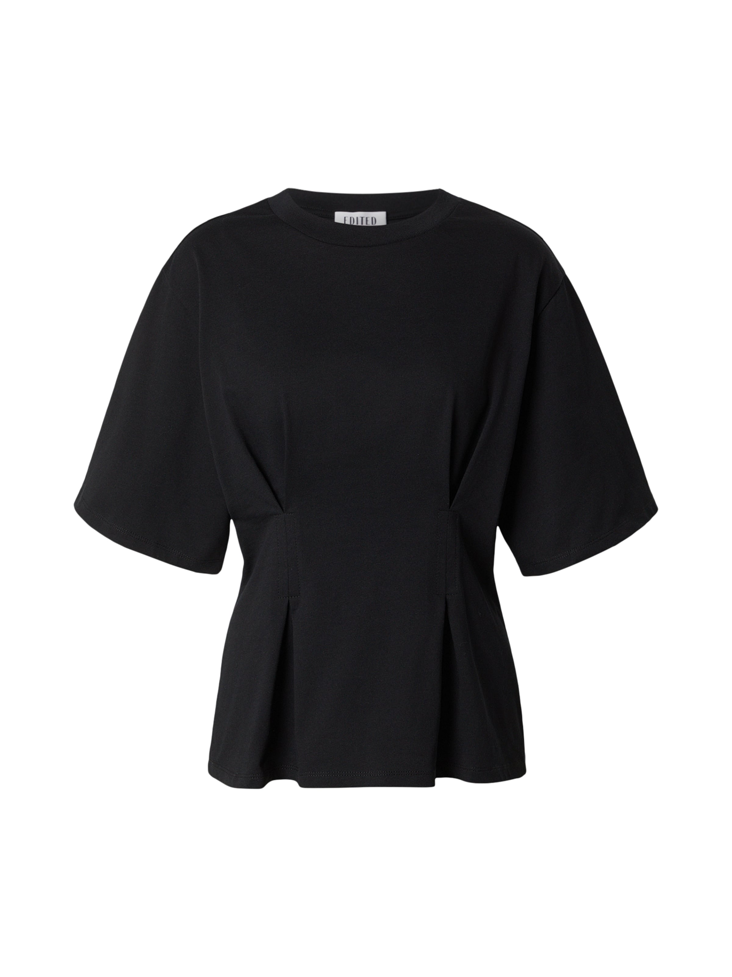 juoda EDITED Marškinėliai 'Marah': priekis