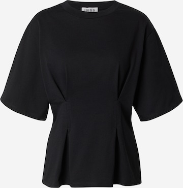 juoda EDITED Marškinėliai 'Marah': priekis