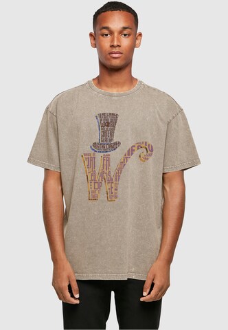 T-Shirt 'Willy Wonka' ABSOLUTE CULT en marron : devant