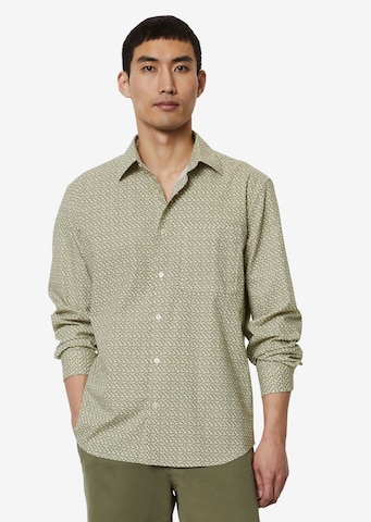 Coupe regular Chemise Marc O'Polo en vert : devant