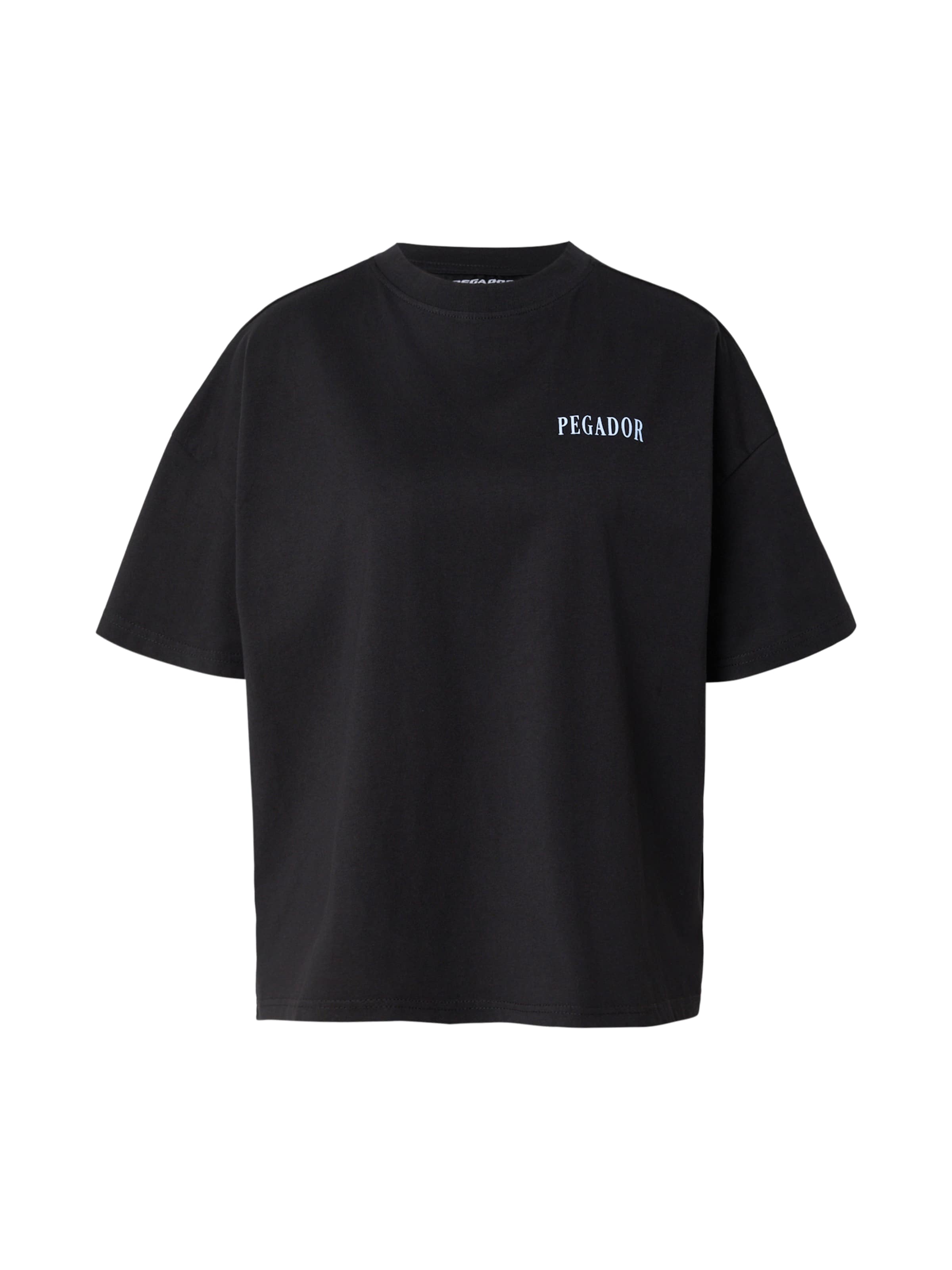 Pegador Oversized shirt 'OLARGUES' in XS in Azure / Light blue / Rose / Black, Item view