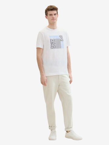 T-Shirt TOM TAILOR en blanc