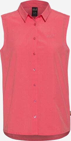 JACK WOLFSKIN Funktionsbluse 'Sonora' in Pink: front