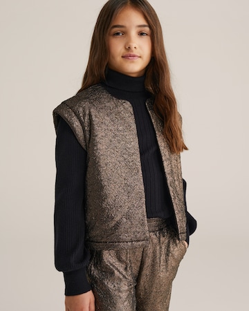 WE Fashion Bodywarmer in Brons: voorkant