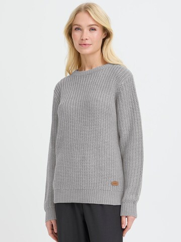 Oxmo - Pullover 'Oxedna Oneck' em cinzento: frente