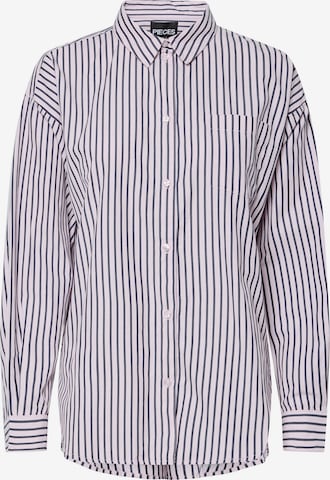 PIECES Bluse 'PCFemme' in Blau: Vorderseite