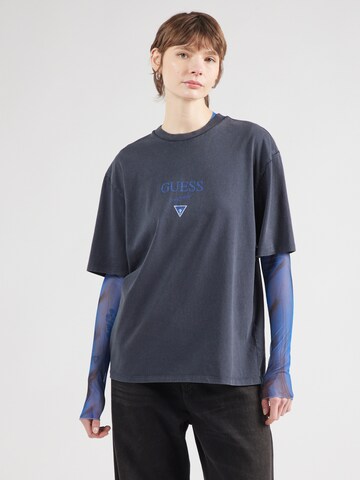 T-Shirt 'Baker' GUESS Originals en bleu : devant