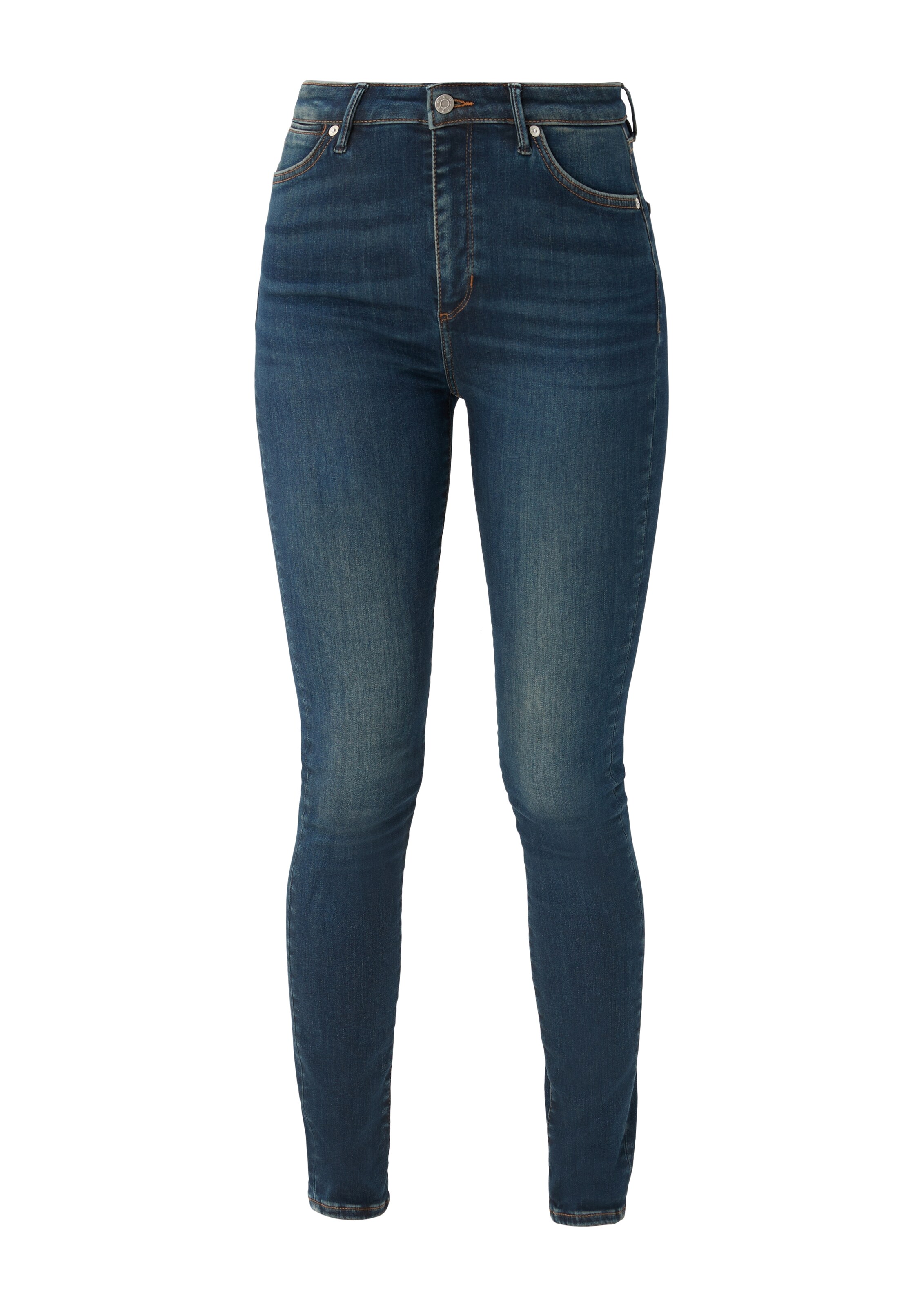 s.Oliver Skinny Jeans in Blauw: voorkant
