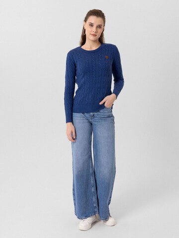 Jacey Quinn - Pullover 'Emelia' em azul