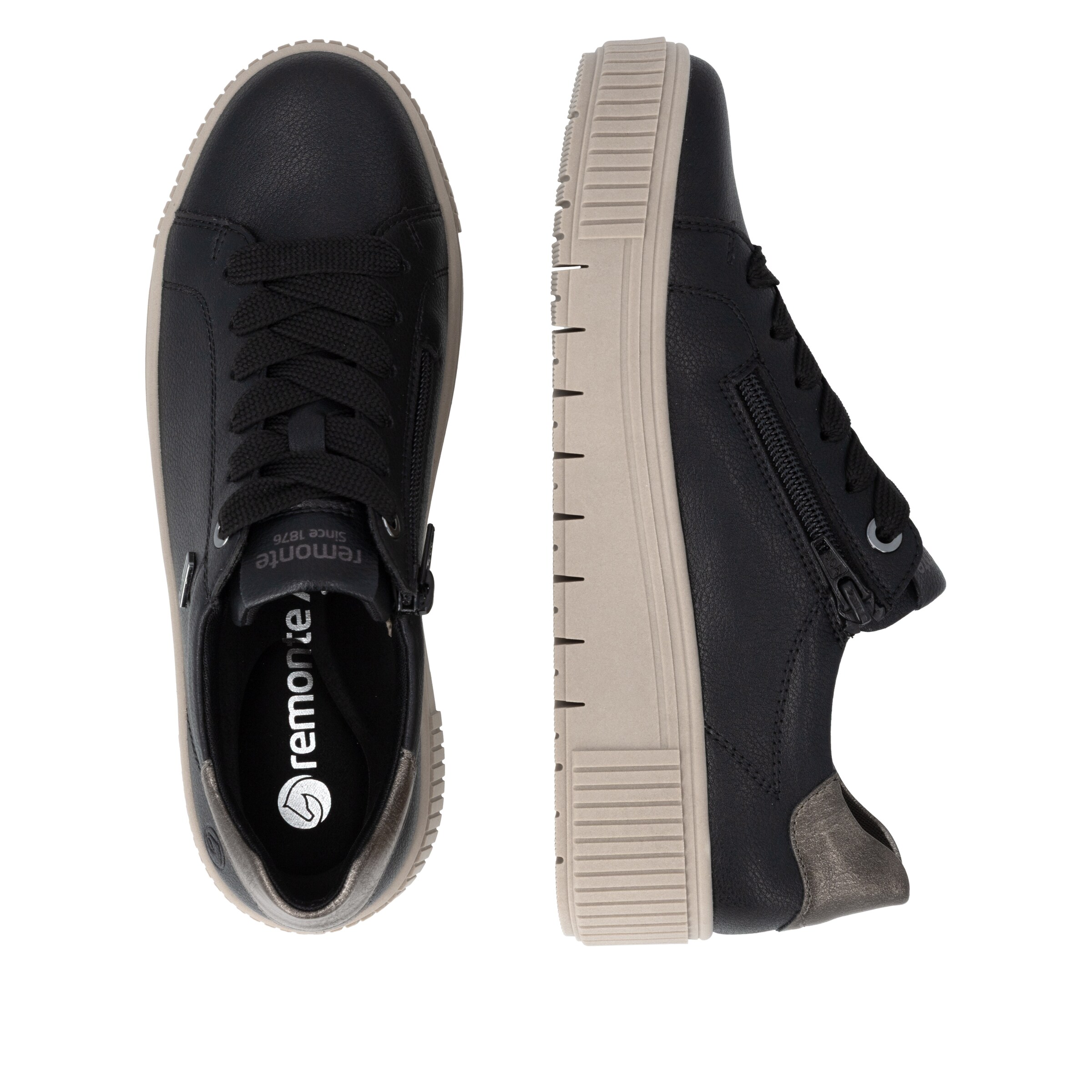 Baskets basses REMONTE en noir