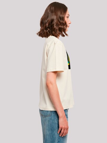 F4NT4STIC Shirt 'Heroes of Childhood Tao Tao Cassette' in Beige