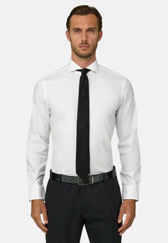 Boggi Milano Shirt in Wit: voorkant