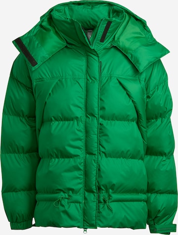 adidas by Stella McCartney Athletic Jacket in Green: front