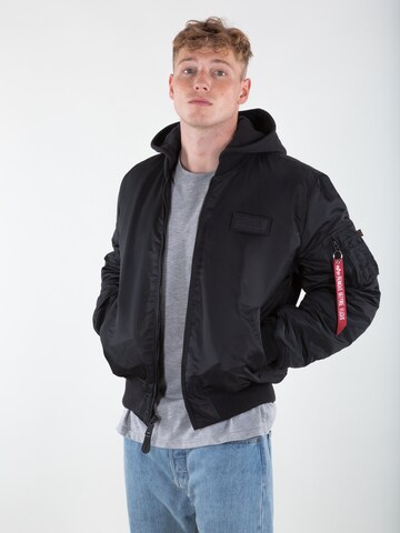 Giacca di mezza stagione 'MA-1 ZH' di ALPHA INDUSTRIES in nero