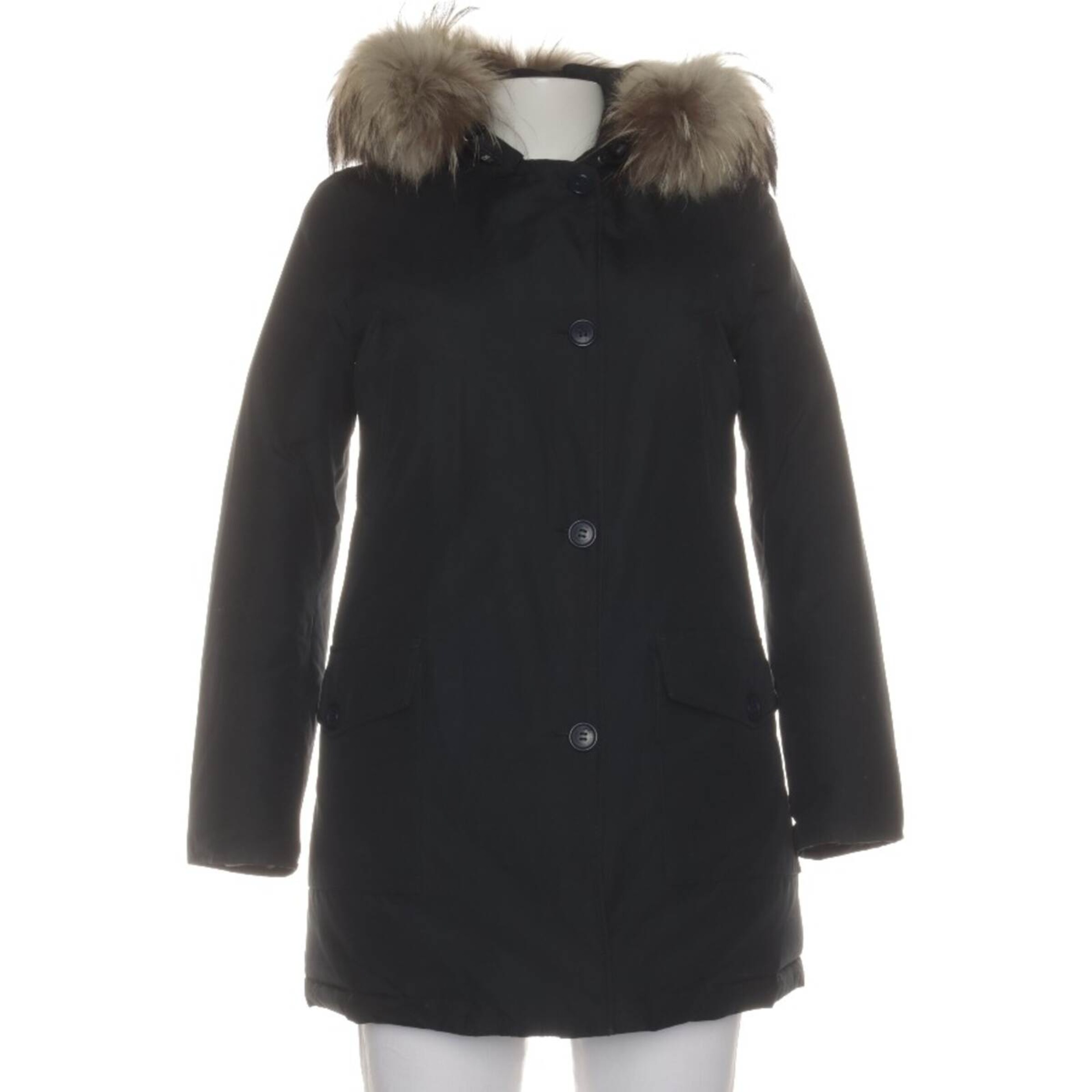 Woolrich Jacket & Coat in XS in Black: front