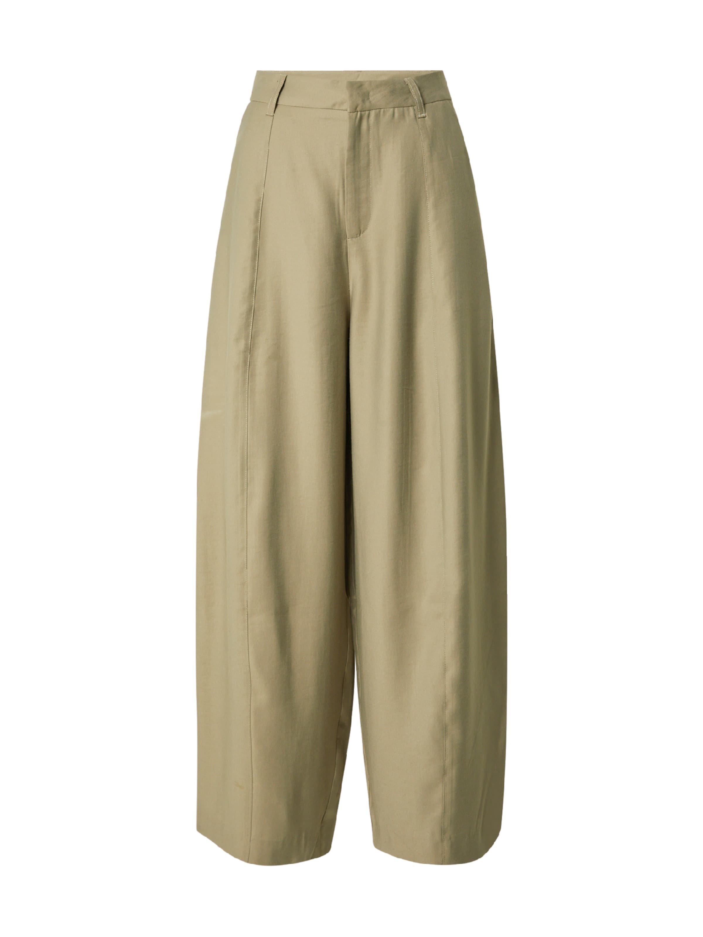 AMERICAN VINTAGE Pantalon 'LANOW' en olive, Vue avec produit