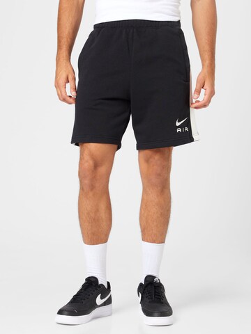 Nike Sportswear Regular Shorts 'AIR' in Schwarz: predná strana