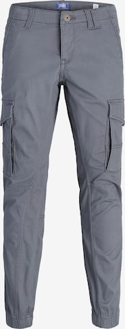 Jack & Jones JuniorTapered Hlače 'JPSTPAUL FLAKE' - siva boja: prednji dio