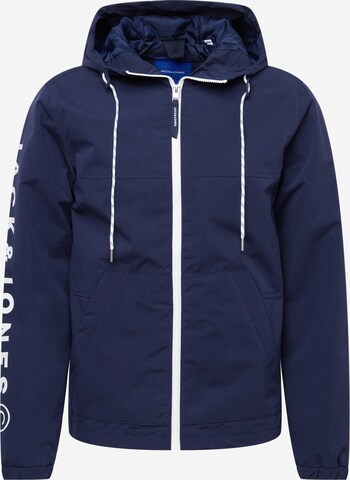 JACK & JONES Tussenjas 'Luke' in Blauw: voorkant