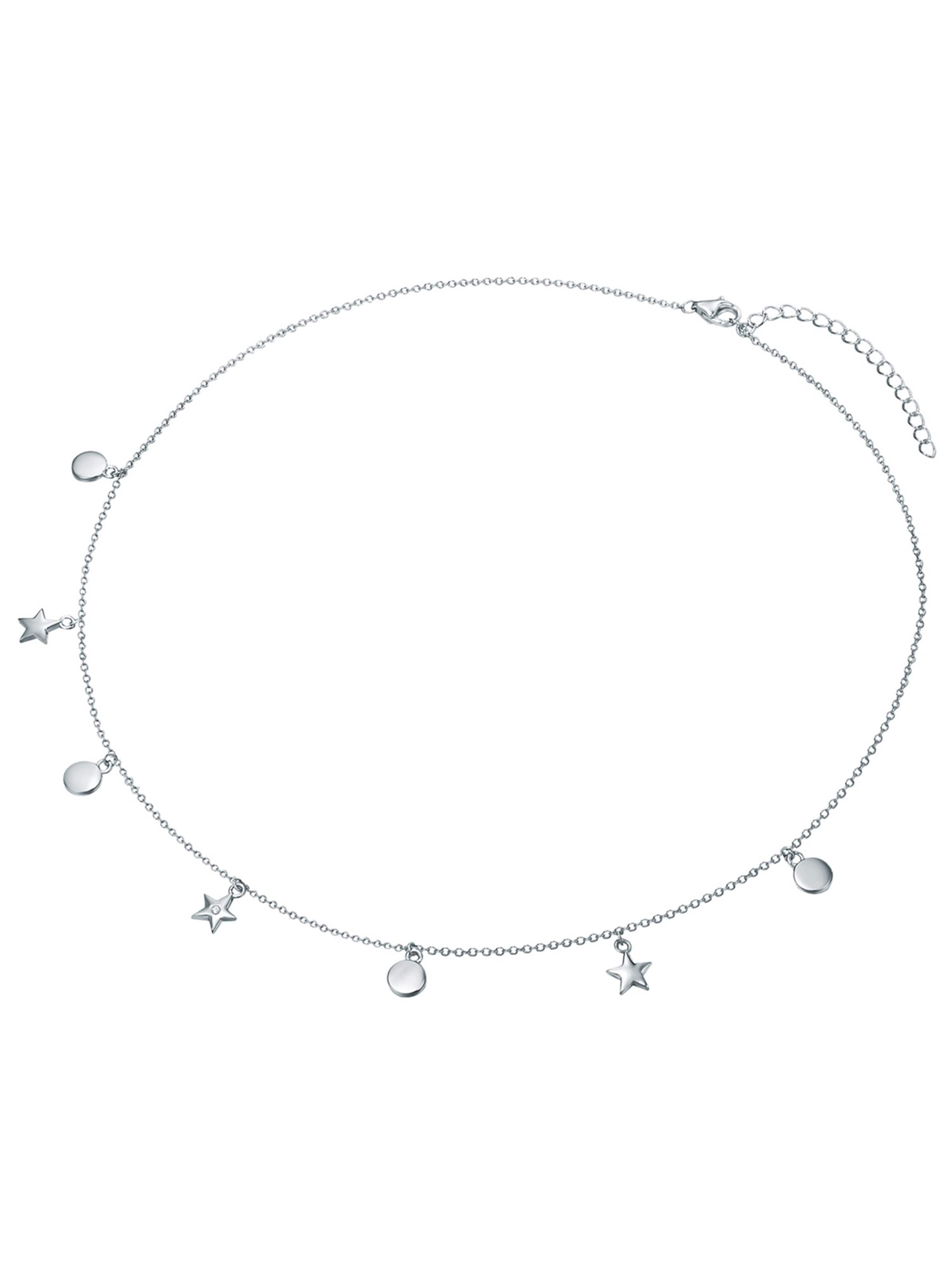 Lulu & Jane Necklace in Silver: front