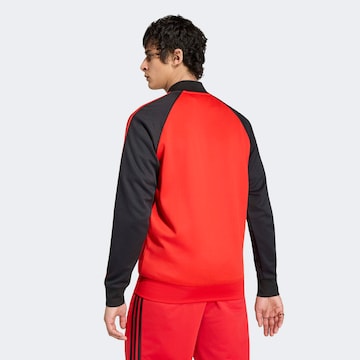 ADIDAS ORIGINALS Ζακέτα φούτερ 'SST' σε κόκκινο