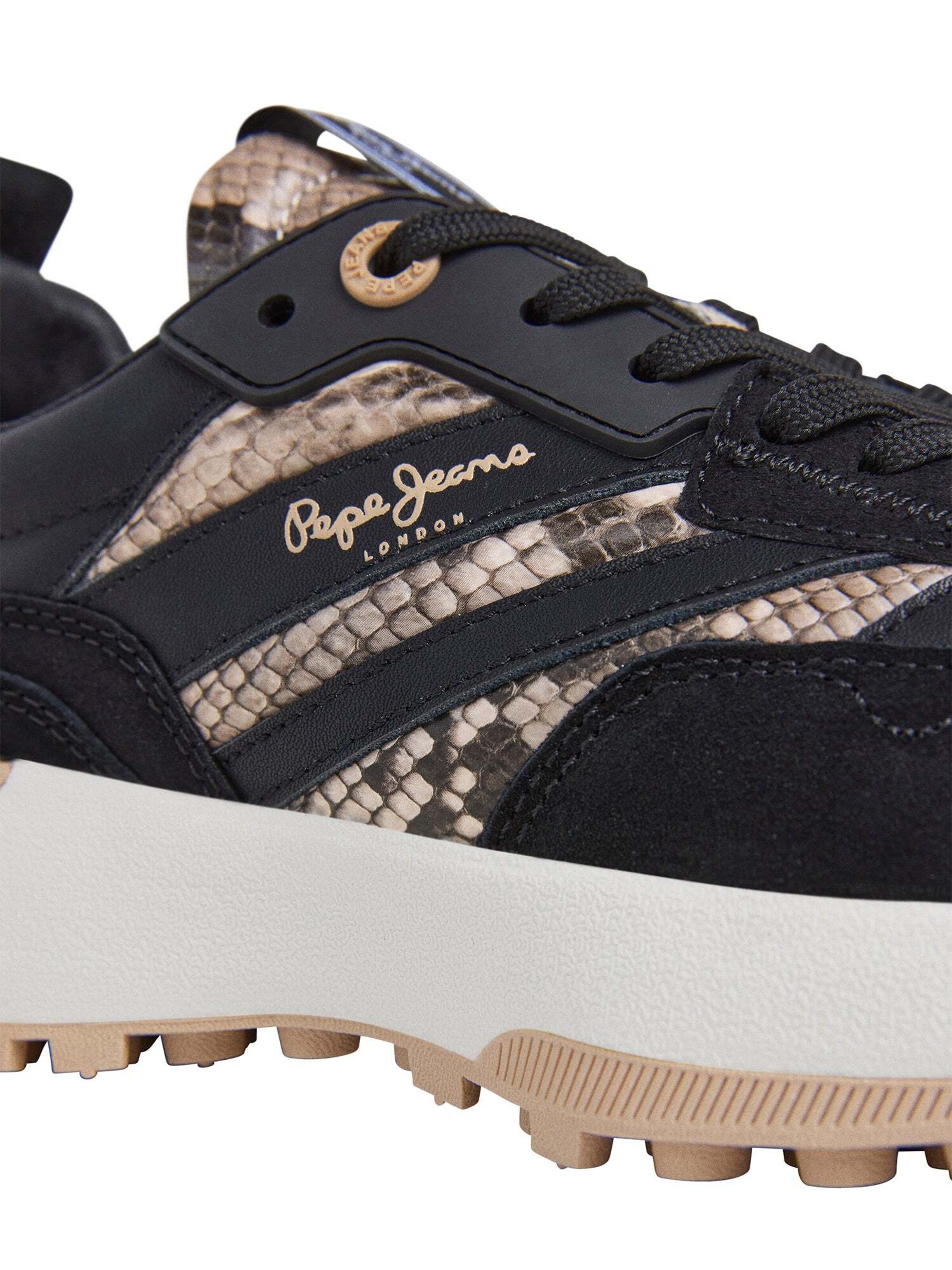 Baskets basses 'Lucky Fenix W' Pepe Jeans en noir