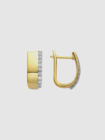 Boucles d'oreilles 'Tezel' Luxenter en or : devant
