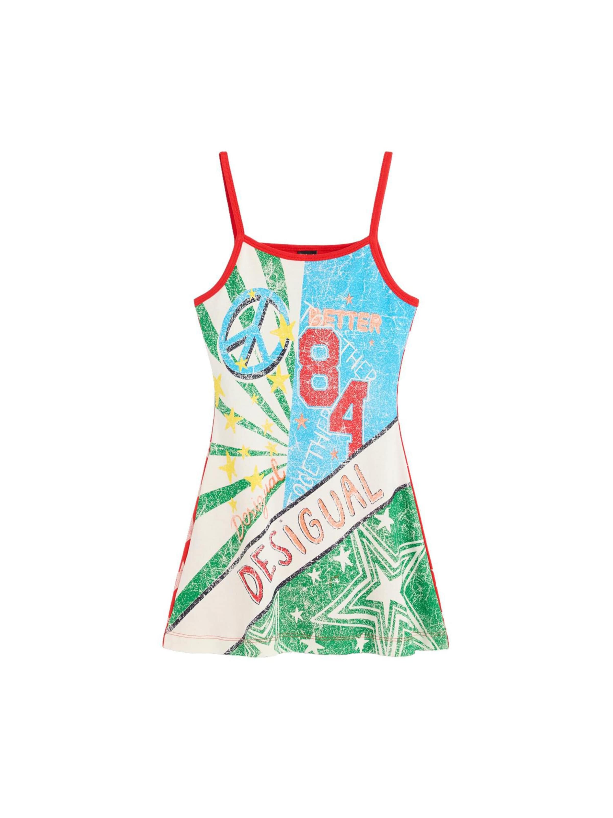 Desigual - Vestido en rojo: frente