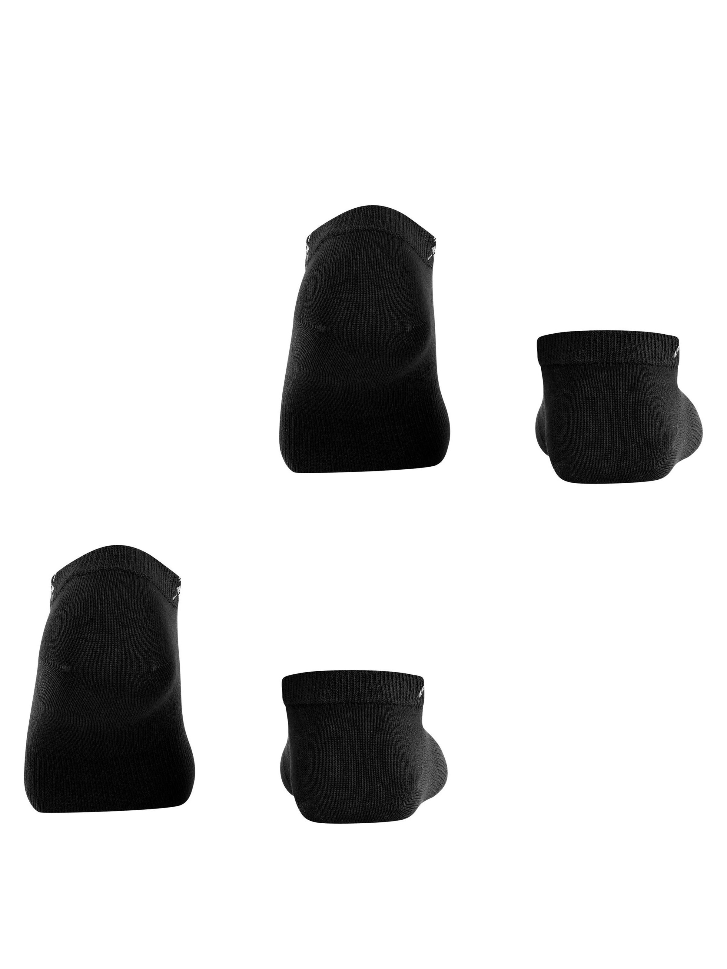 BURLINGTON Ankle Socks 'Everyday 2-Pack' in Black