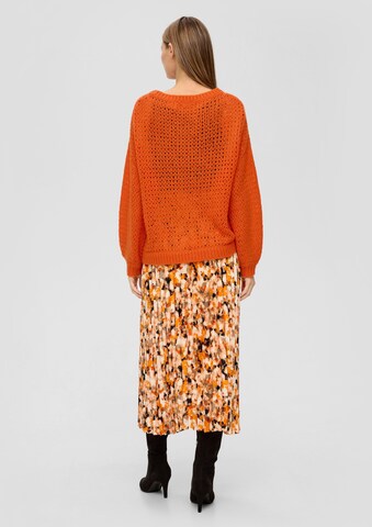 s.Oliver BLACK LABEL Sweter w kolorze pomarańczowy