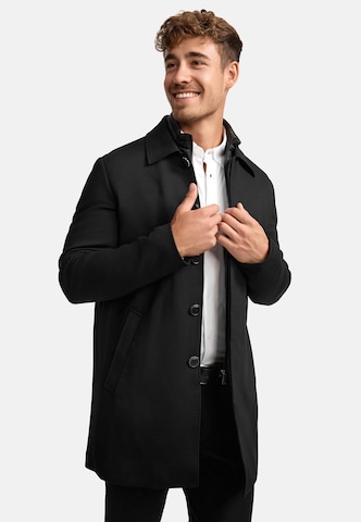 Manteau mi-saison 'Benyome' INDICODE JEANS en noir : devant