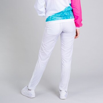 Regular Pantalon de sport BIDI BADU en blanc