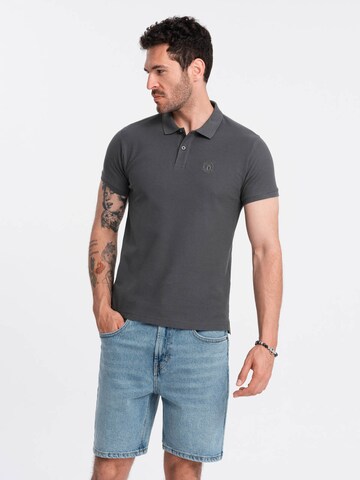 Ombre Shirt in Grijs: voorkant