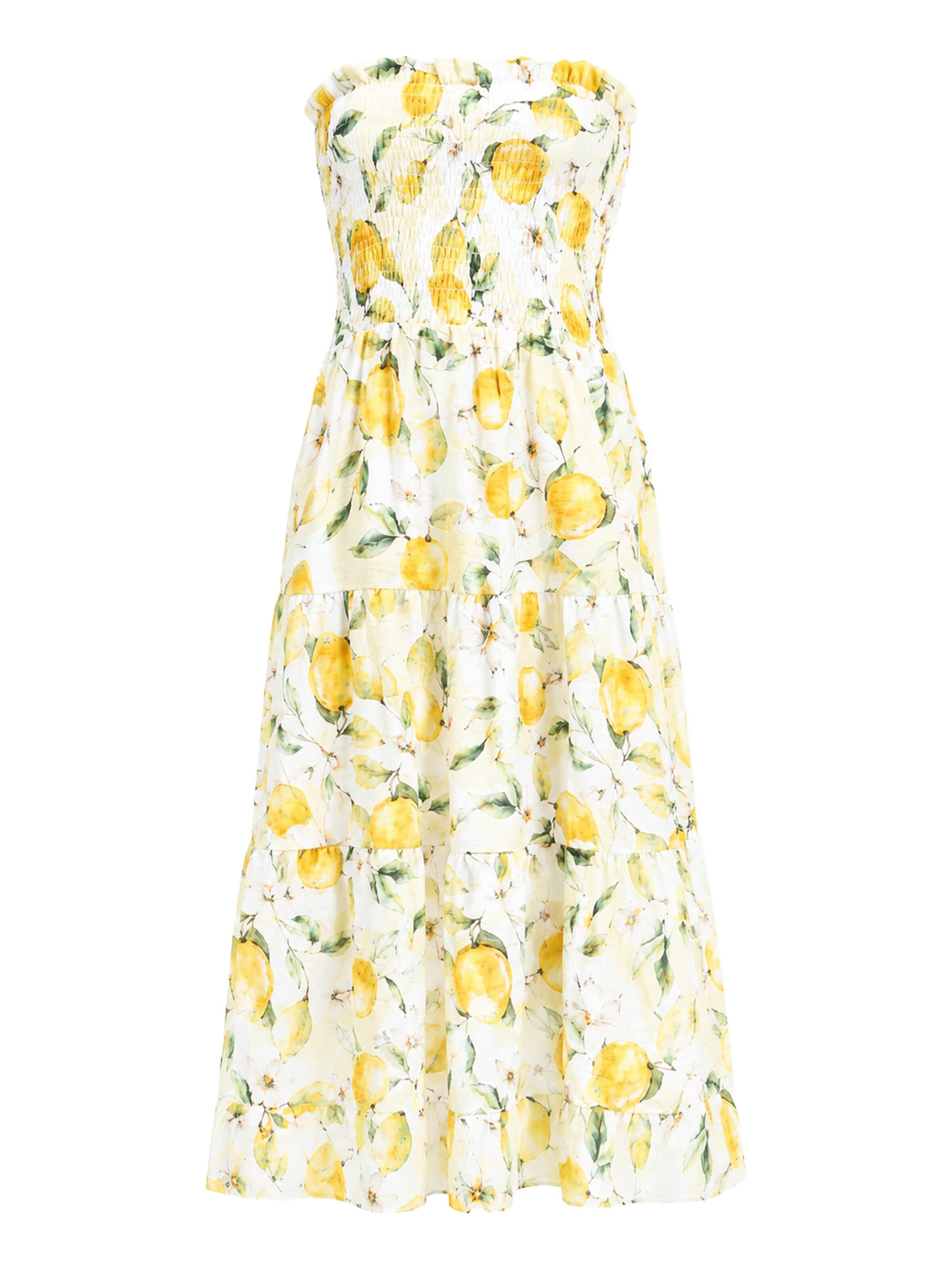 SASSYCLASSY Dress in Yellow: front