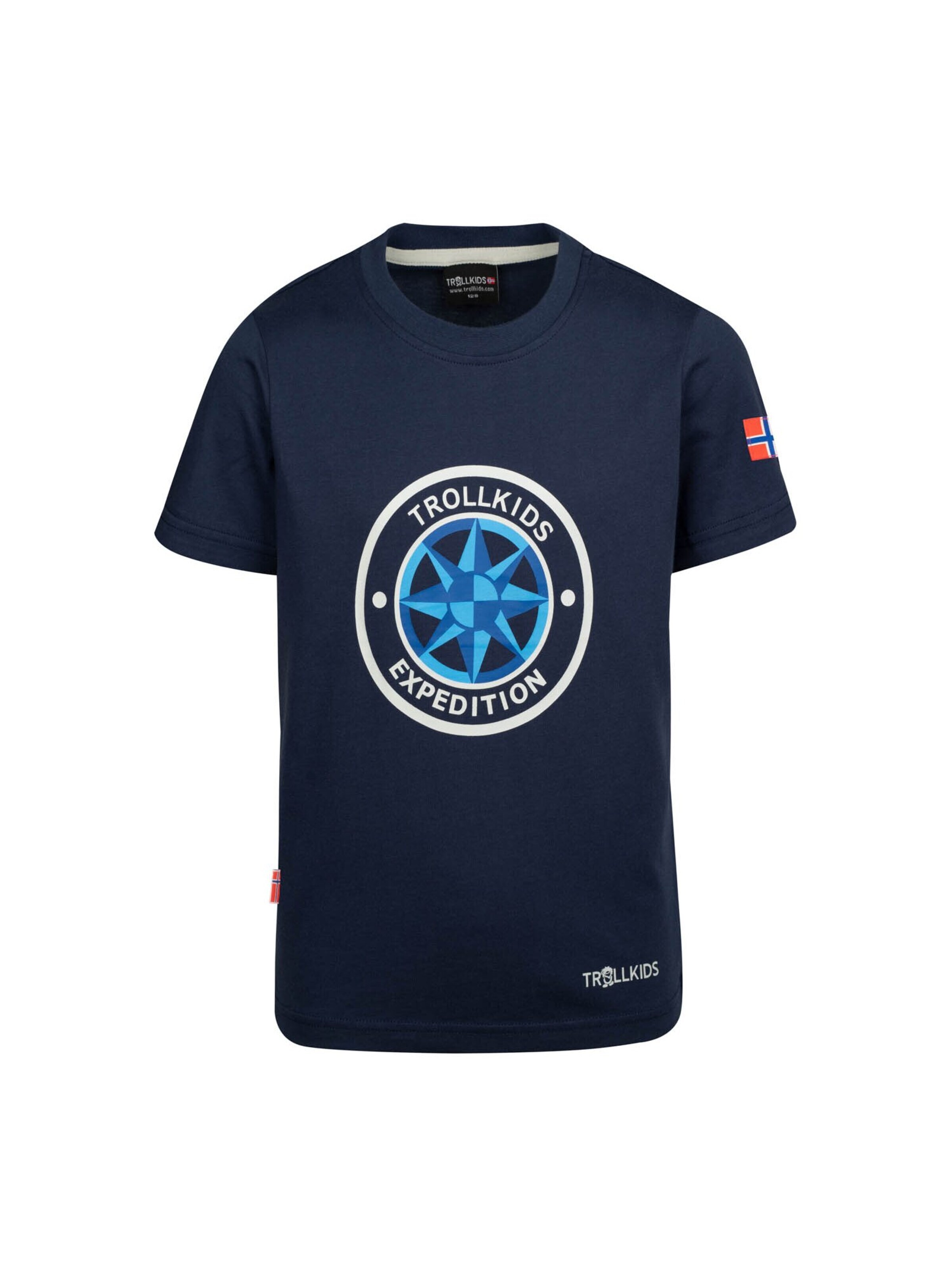 TROLLKIDS Performance Shirt in Blue: front
