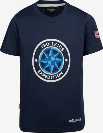 TROLLKIDS Performance Shirt in Blue: front