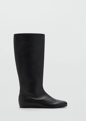 MANGO Stiefel 'Botona' in Schwarz