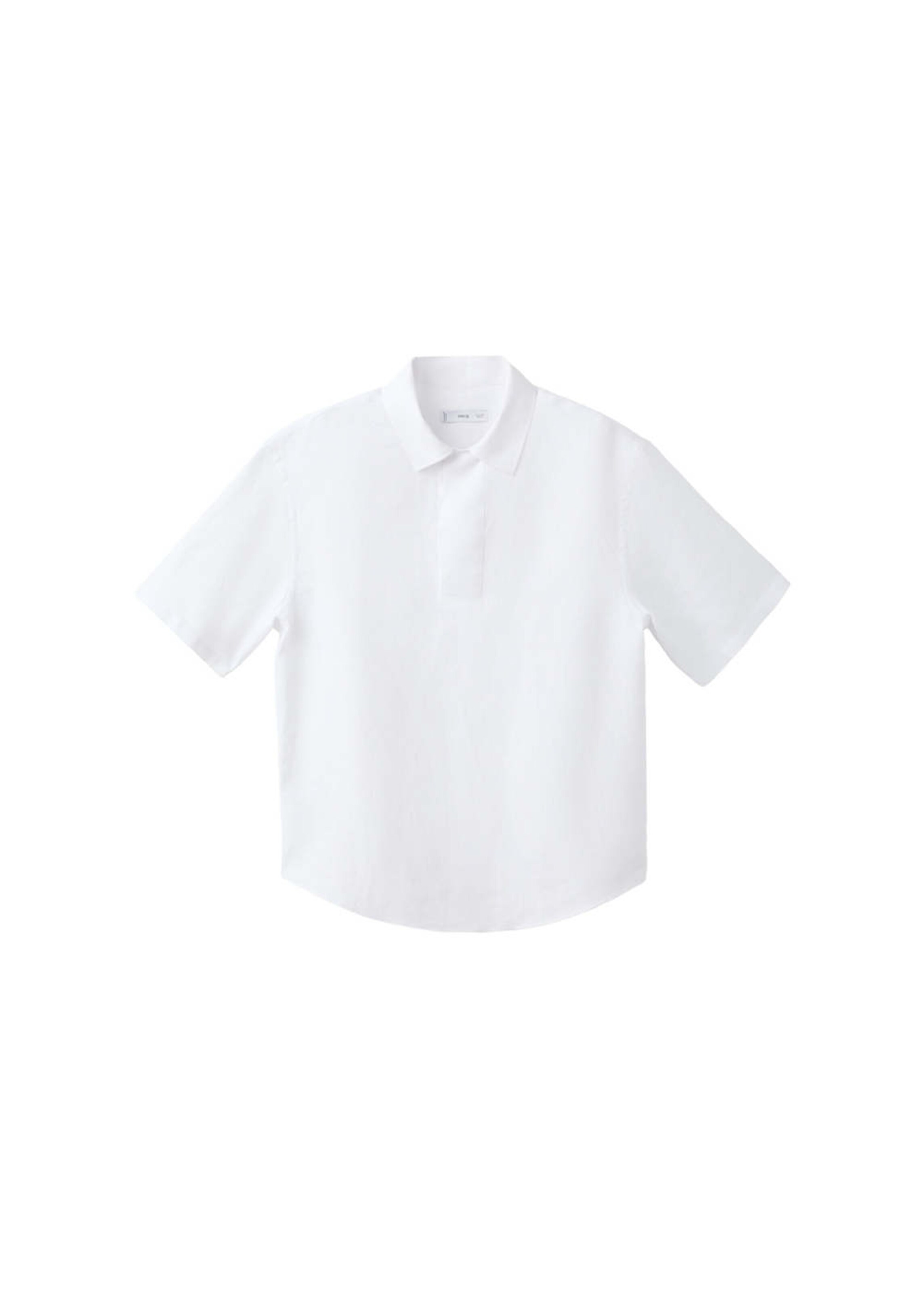 MANGO MAN Poloshirt 'Bay' in Weiß: Vorderseite